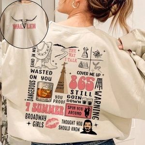 Morgan Wallen, Front & Back Design, T-Shirt, Hoodie, Crewneck